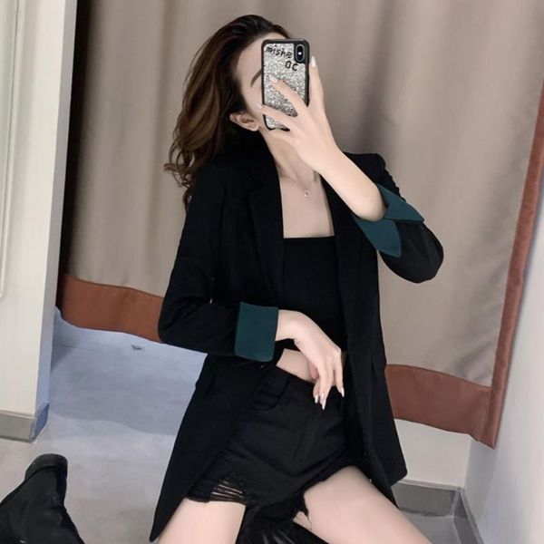 

women's jackets chic small suit jacket female period fashion the little web celebrity, Black;brown