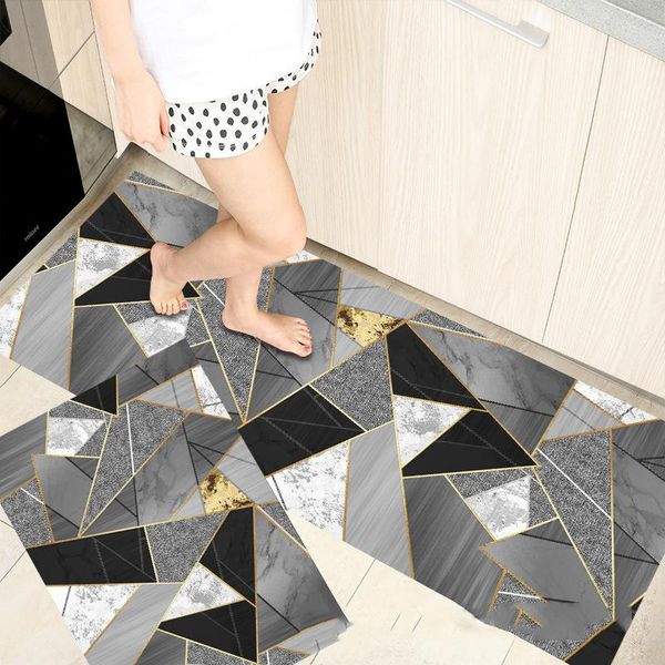 

carpets geometric patterns waterproof kitchen floor mat household nordic style carpet long strip door home decor