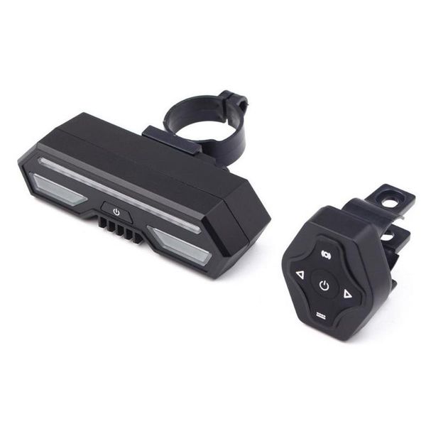 

bike lights metermall bicycle tail light usb charging turn signal brake warning