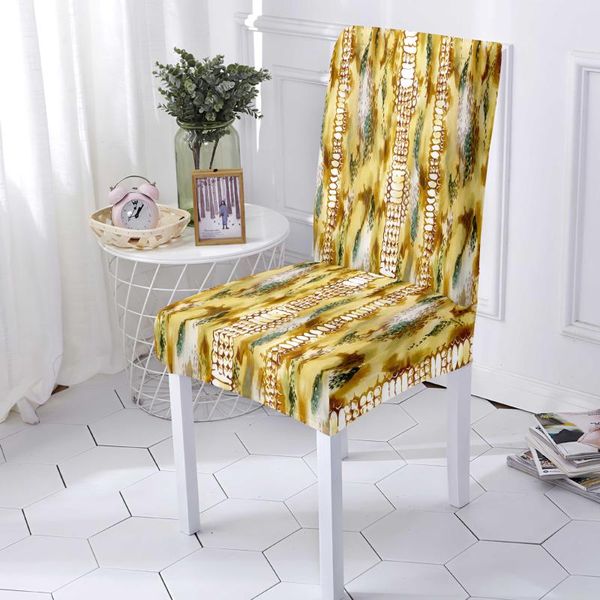 

chair covers 2021 cover dining chairs cushion seat beach home stretch 1/2/4/6pcs