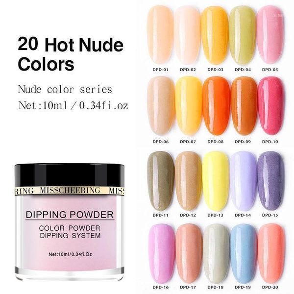 

nail powder with nude acrylic embellish polish1