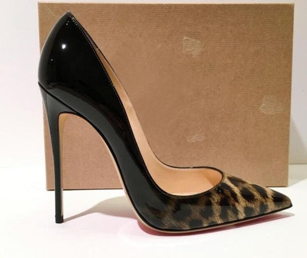 

dress shoes 2021 luxury women red high ladies 8cm10cm12cm thin heels pointed toe genuine leather woman shoes, Black
