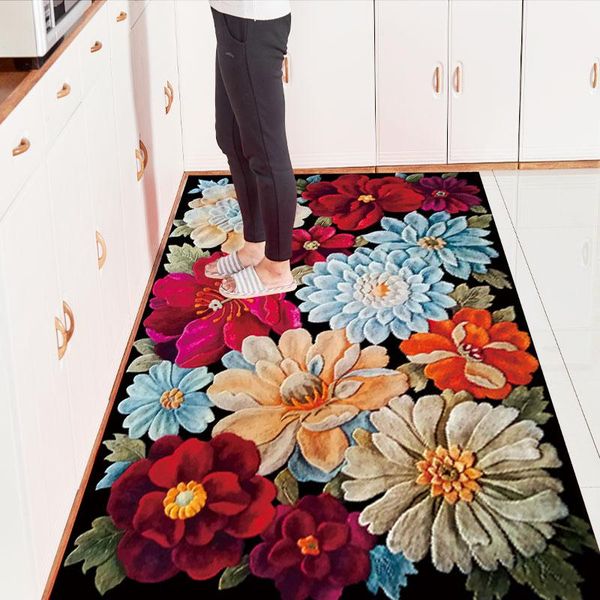 

carpets household carpet door mat non-slip floor full kitchen disposable large area living room bedroom bedside