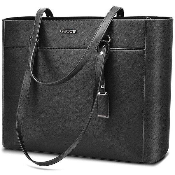 

duffel bags osoce briefcase 15.6 inch lapbag waterproof handbag protective tote case shoulder office for women men