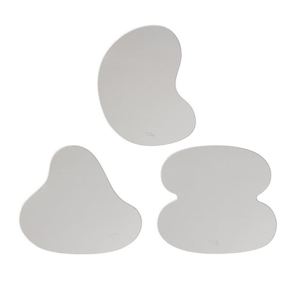 

mats & pads 3pcs acrylic coasters anti-wear gaskets cup deskdecors coffee