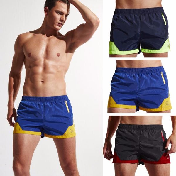 

men's shorts trunks super soft quick dry lightweight breathable comfortable beach watershort swimwear male boxer, White;black