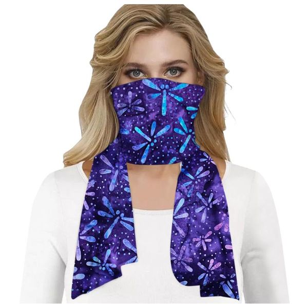 

scarves drop ship fashion women mask scarf face mouth cover warm multi-purpose butterfly print shawls neck bandana pashmina, Blue;gray