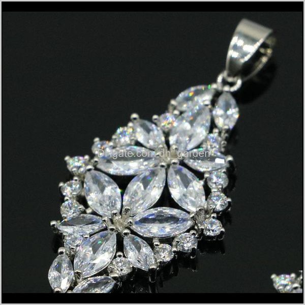 

charm earrings 48x2m luxury created kunzite white bright cubic zircon for sister daily wear sier pendant fine jewelry drop delivery 2021 otu, Golden