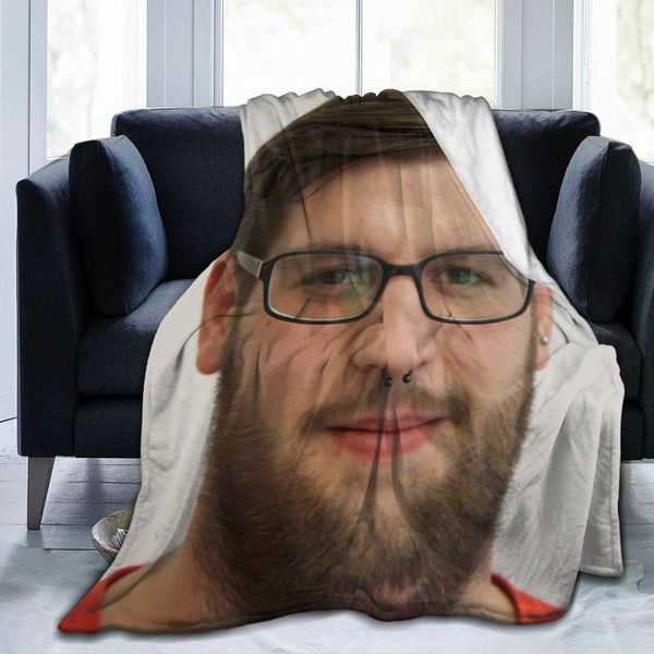 

blankets foreign brother bedroom decoration warm blanket 3d printing air conditioner throw sheet home textile children's gift