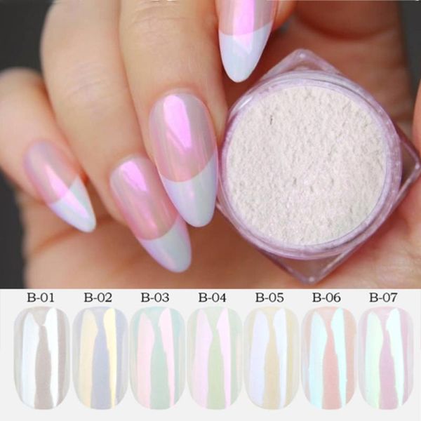 

nail glitter powder dust pigment pearl for nails shell diy decor, Silver;gold
