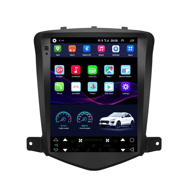 Tesla Style Android Car Dvd Radio Player Navigazione per Chevrolet Cruze 2008-2013 Unità di testa Wifi Bt