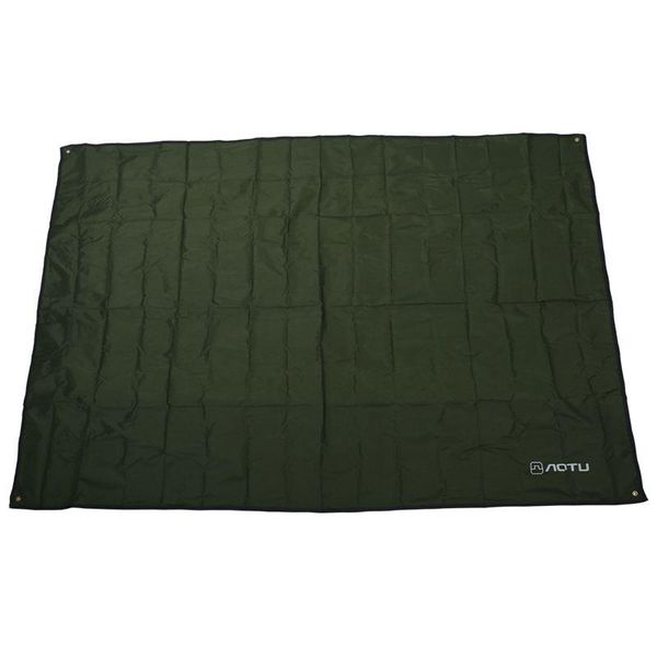 

outdoor pads aotu at6220 420d oxford camping mat tent sun shelter waterproof picnic sand beach moisture-proof pad playing mat(army green l)