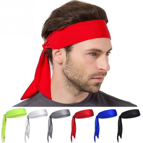 

sports antiperspirant headscarf outdoor headband tennis jogging fitness pirate 17 colors to choose sweatband, Yellow;black