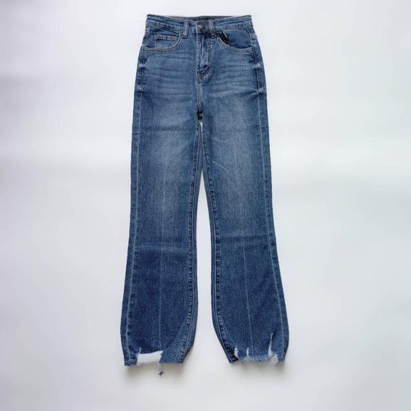 

women's jeans women casual wild micro flare 2021 spring summer, Blue