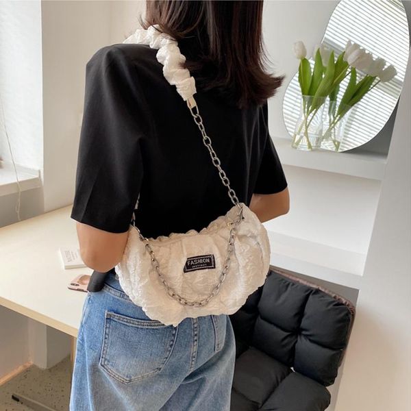 

evening bags ulzzang korea pleated women shoulder bag casual vintage ins handbag chic fashion punk harajuku shopping kpop messenger