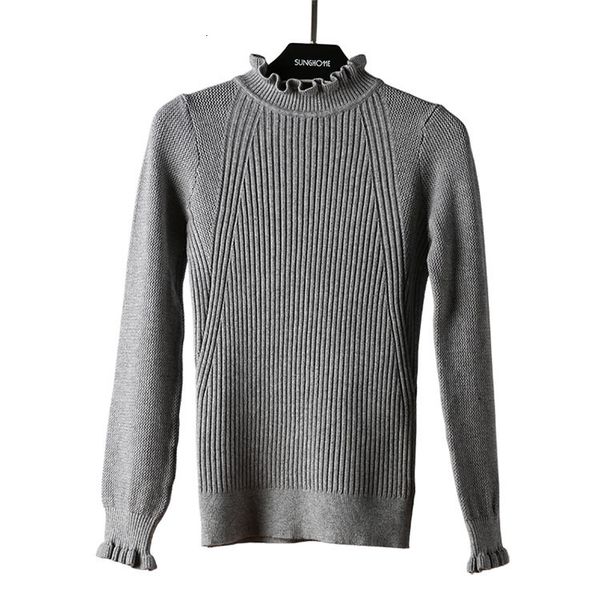 

high-end turtleneck of good quality ladies sweater mesh autumn pull femme hivem elastic jumper long sleeve sweaters, White;black
