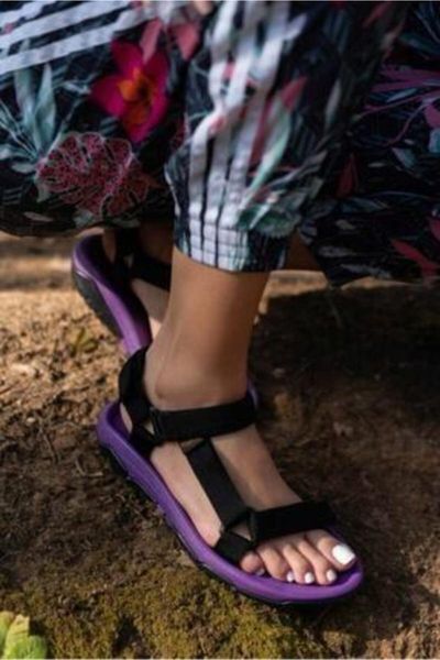 

sandals women lilac, Black