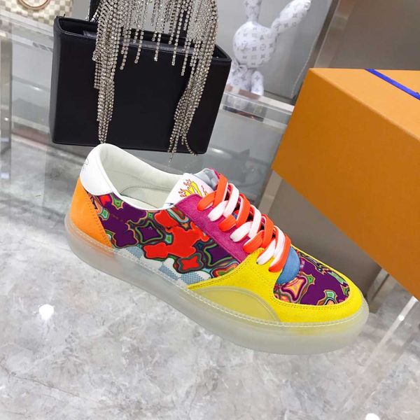 

r couples trainers runner shoe 2021 women men casual sports skate shoes woman man lace up flat ollie sneakers with box large size 35-45, Black