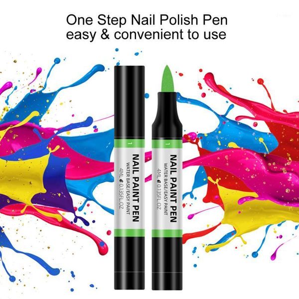 

gel nail polish pen no base coat needed fast dry art tool color ink painting1