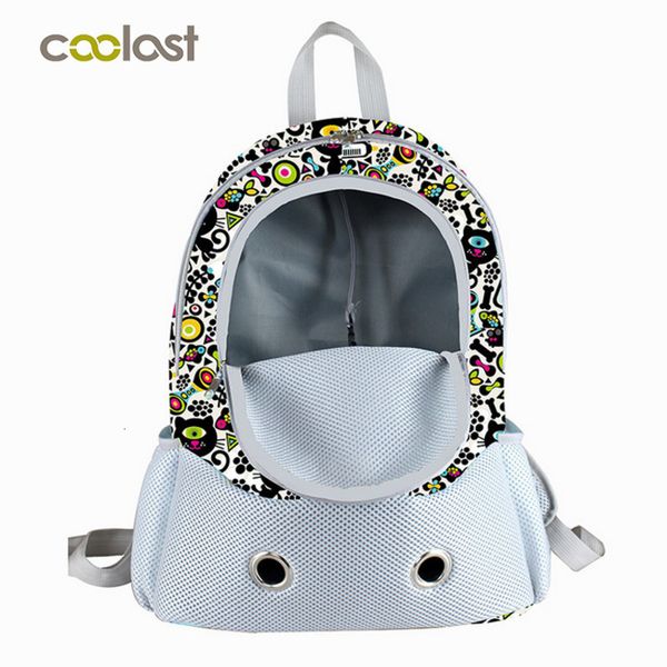 

Going Fashion Out Polyester Backpack Waterproof Breathable Printed Pet Carrying Bag