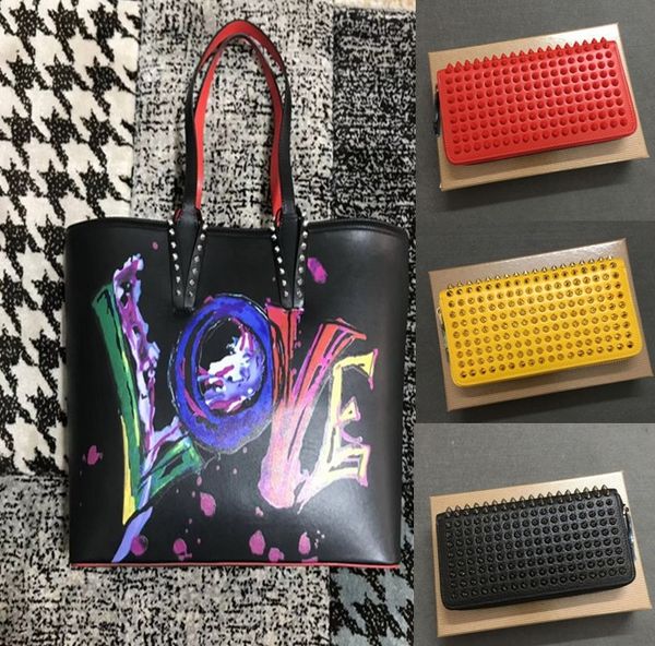 

wallets+handbags luxurys women men red bottoms bag wallets fashion totes composite handbag genuine leather ladies purse bags