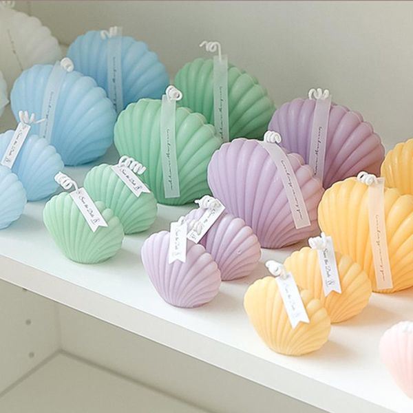 

candles small shell handmade scented candle home decoration shooting background props party