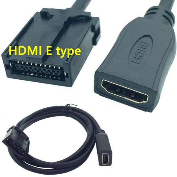 

audio cables & connectors 1.5m e type car hd and video dedicated cable for