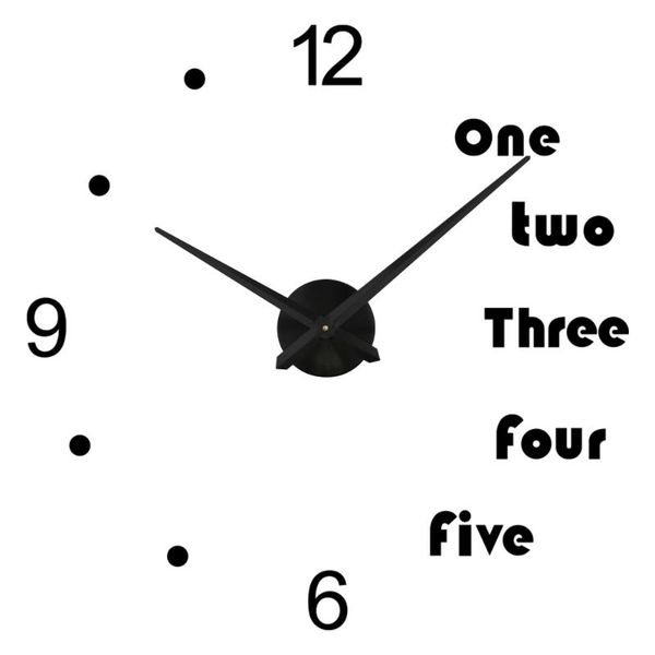 

unusual wall clock elegant modern design reloj de pared quartz large diy clocks acrylic 3d sticker for home saat zegary