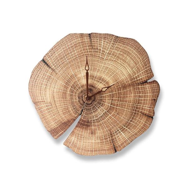 

wall clocks strange shape creative clock nordic style living room bedroom decoration mute wood home decor simple modern diy
