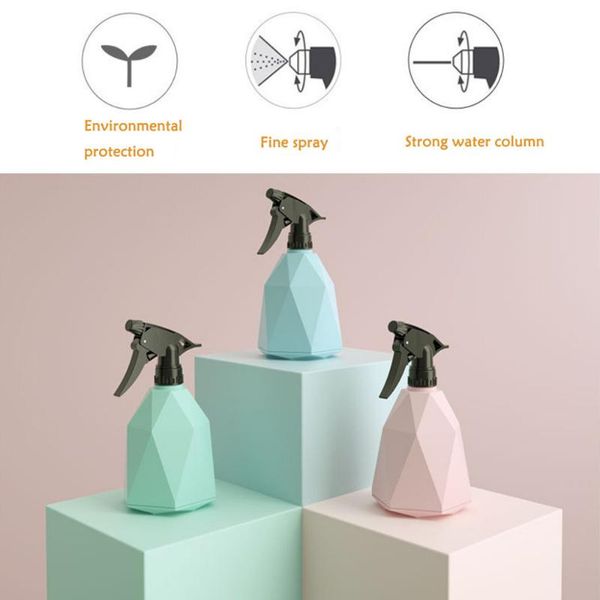 

watering equipments 600ml garden patio plant pot spray bottle plastic candy color flowers seedling sprayer hairdressing planting teapot