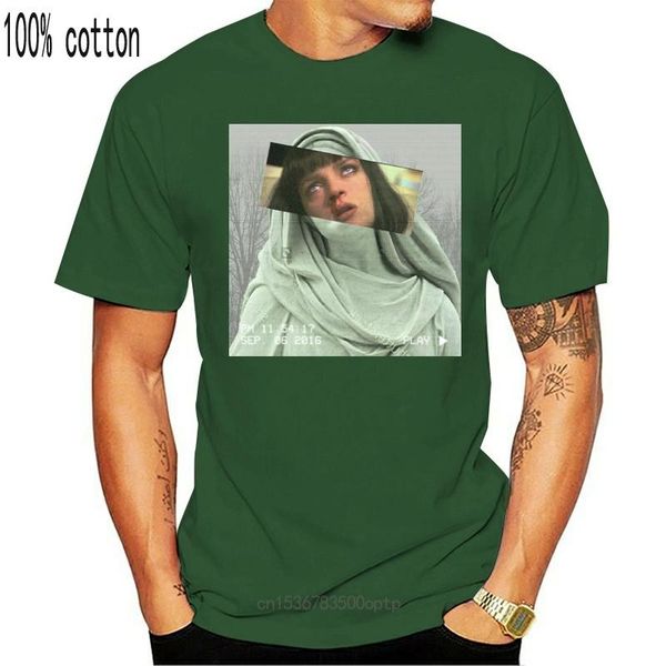 

men's t-shirts vaporwave aesthetic pulp fiction t shirts men 100% cotton crewneck tee short-sleeved funky classic large siz, White;black