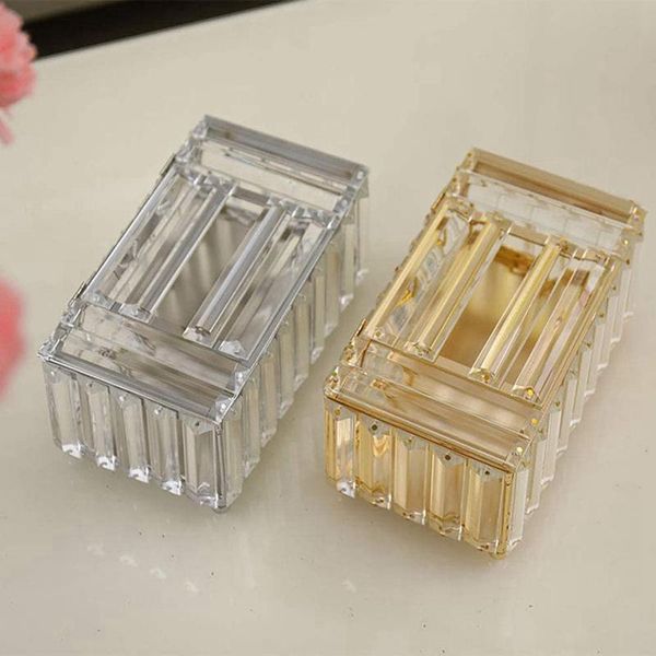 

tissue boxes & napkins box crystal gl luxury container deskstorage decoration paper towel case napkin tray for home el