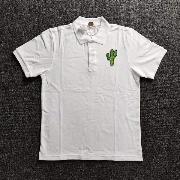 

men's polo t shirt apparel solid embroidery tshirts short sleeve t-shirts men's womens hip hop tee real pics, White;black