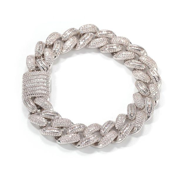 

link, chain designer fashion bling hip hop cuban bracelet, Black