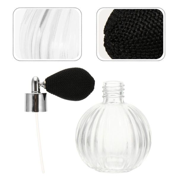 

set 50ml crystal art perfume bottle atomizer pumpkin spray storage bottles & jars