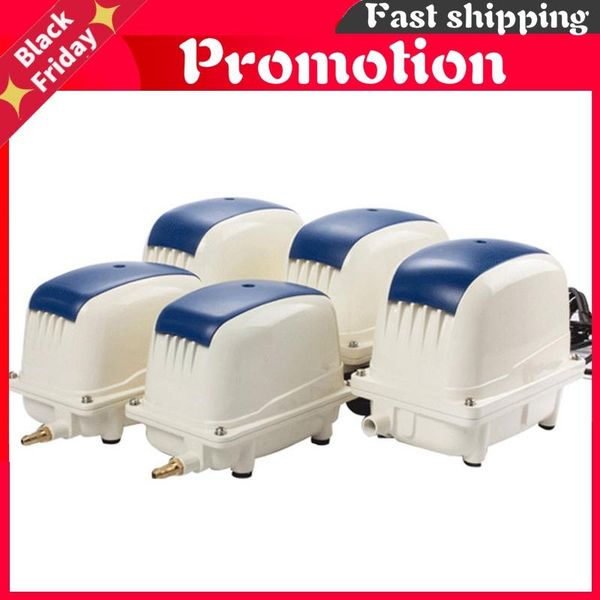 

air pumps & accessories 20w 25w 38w 55w 65w eco pump low noise aerator for koi fish pond large pressure compressor septic tank hydroponics