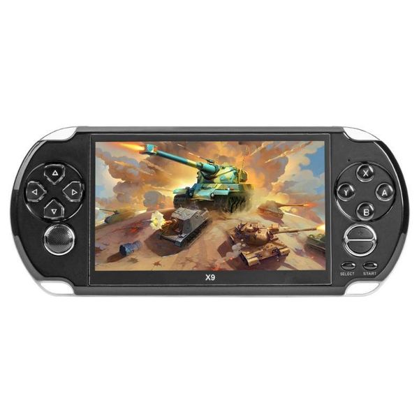 

version x9s 5 inch handheld game console player built-in 3000 portable players