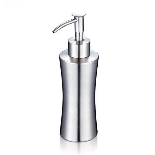 

stainless steel soap dispenser kitchen bathroom lotion pump silver luxury liquid