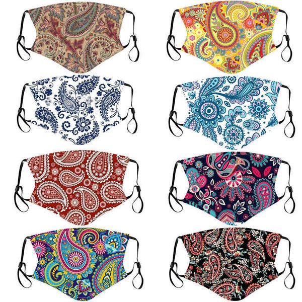 

washable printing cotton insert pm2.5 filter adjustable dust cloth mask
