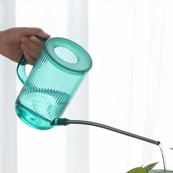 

large capacity inter transparent long mouth watering can for indoor plants pot flowers succulent household gardening supplies equipments