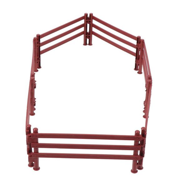 

kennels & pens 20pcs diy garden fence farm guardrail model accessories children