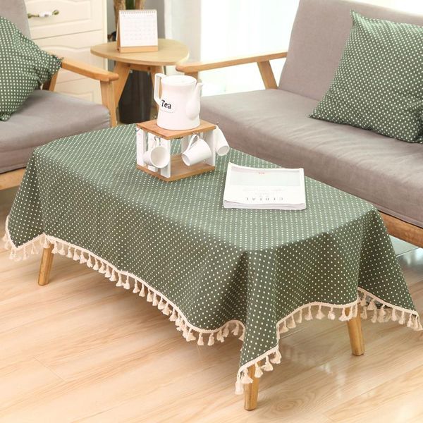 

table cloth printed and tassel cloth, used for kitchen decoration rectangular cover