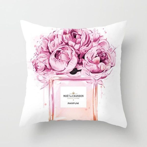 

cushion/decorative pillow 45*45 cushion cover flowers perfume camera super soft chair case for sofa home decorative