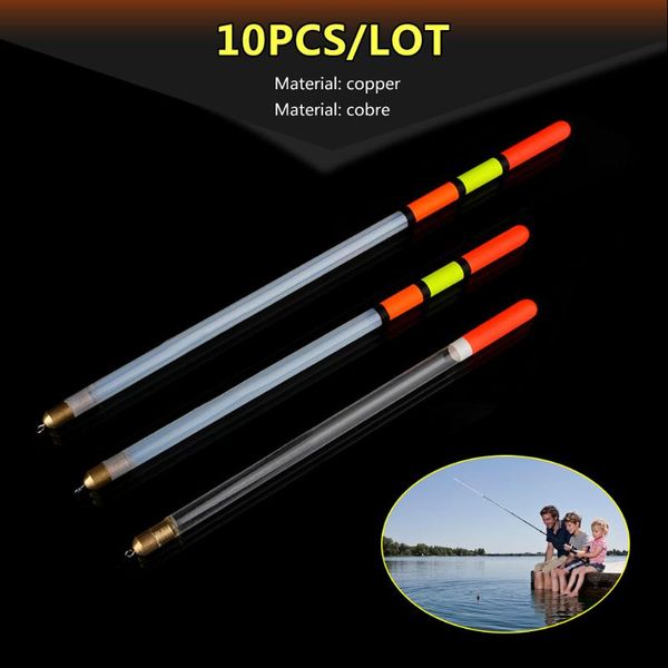 

fishing accessories 10pcs/set plastic floats transparent float 2/2.5/3g tackle