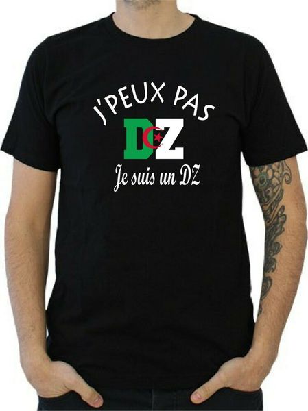 

mens t-shirt dz Ã©lectrolyte algeria can 2019 jpeux not i am a dz, White;black
