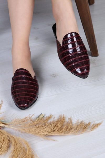 

pointed toe women slippers, Black