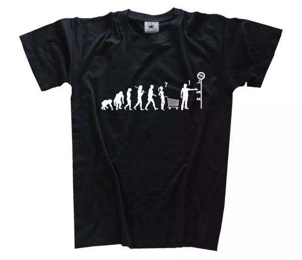 

standard ediciÃ³n johntoy evolution camiseta s-xxxl, White;black