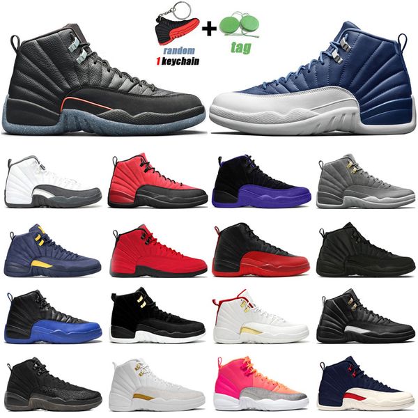 

shoes ale 12s jumpman 12 utility university gold twist dark concord reverse flu game ovo white wings sneakers, White;red