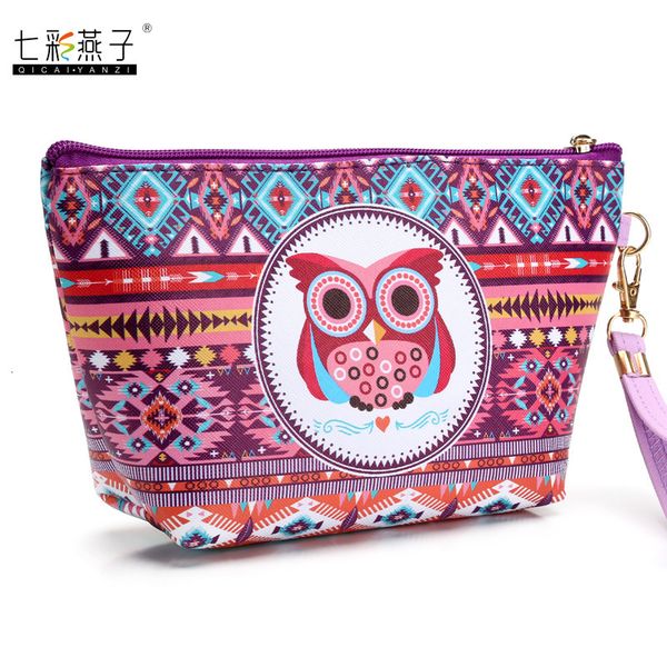 

cosmetic bag unicorn digital spray painting lady's hand pattern