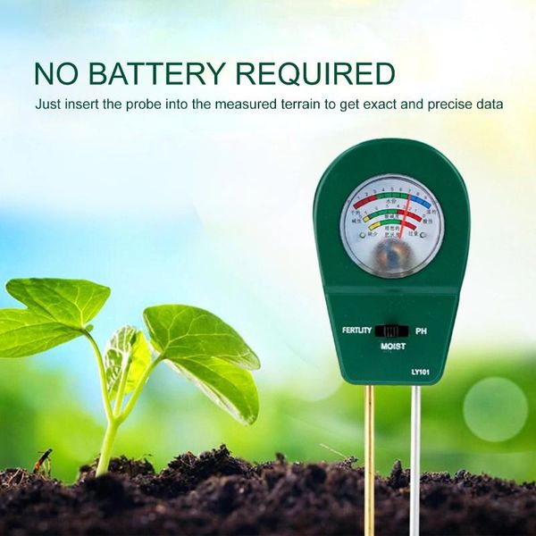 

meters 3in1 soil test ph moisture meter fertility tester garden plant flowers monitor tool bonsai analyzer for